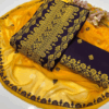 3 Pcs Ladies Unstitched Lawn Embroidered Dress