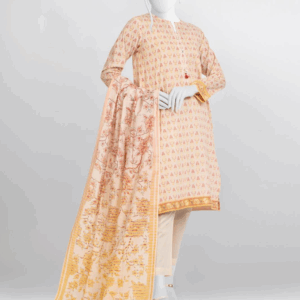 3 Pcs Ladies Unstitched Lawn