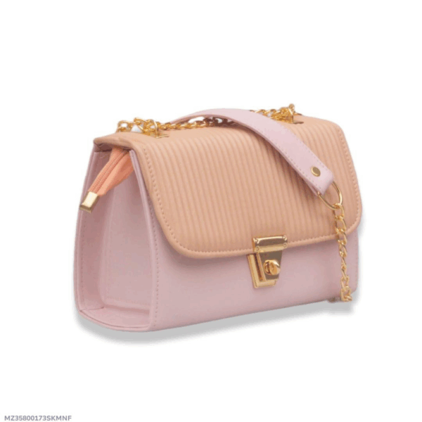 Women's PU Leather Plain Top Handle Shoulder Bag