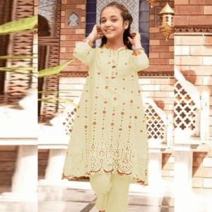 2 Pcs Girls Linen