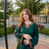Ladies Embroidered Linen Dress