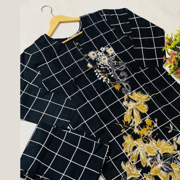 Arabic Lawn Embroidered Dress