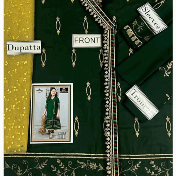 Lawn Embroidered Unstitched Dress