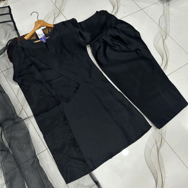 Stitched Elegant Silk Dress