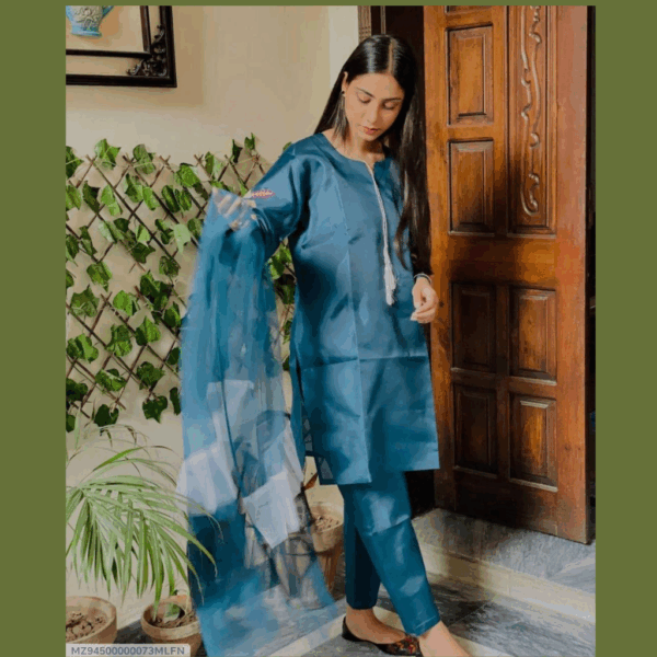 Ladies Stitched Embroidered Dress