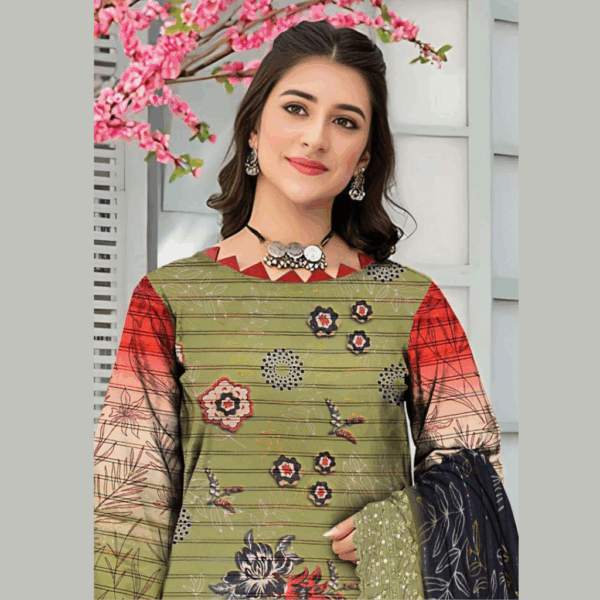 Lawn Embroidered Dress