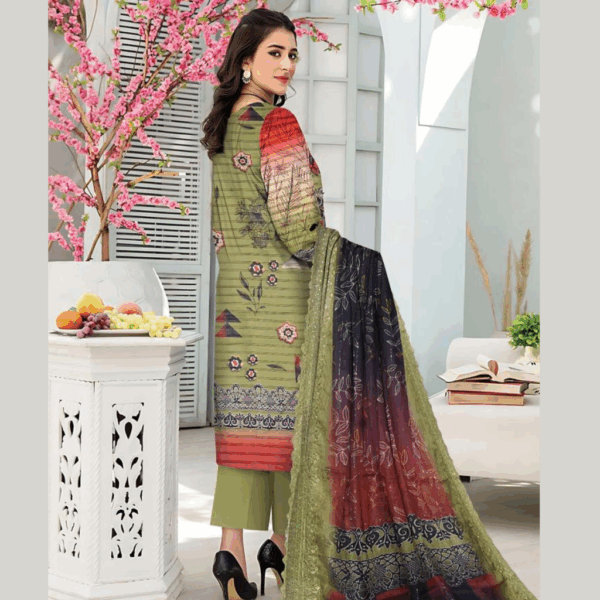 Lawn Embroidered Dress