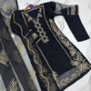 Stitched Embroidered Organza Dress