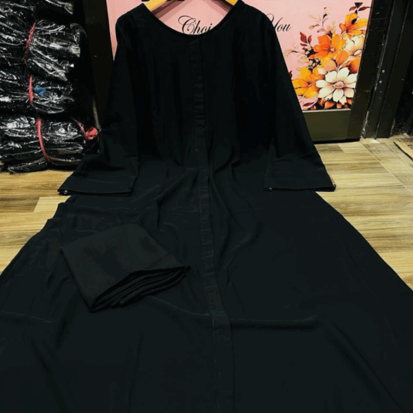 Georgette Plain Classic Abaya