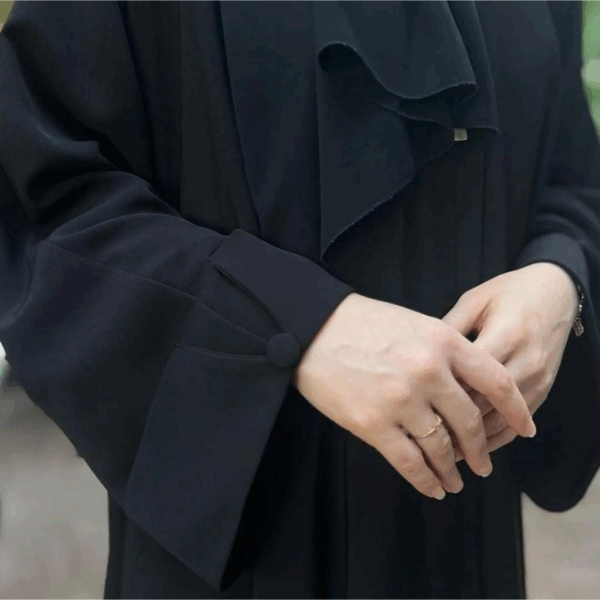Georgette Plain Classic Abaya