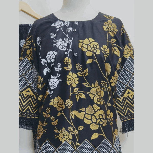 Stitched Lawn Printed Dress