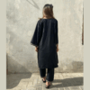 Women Linen Embroidered Dress