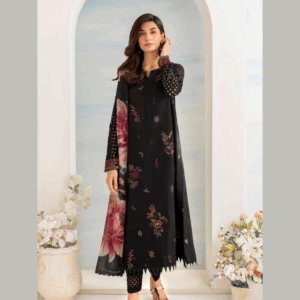 women Unstitched Embroidered Dress