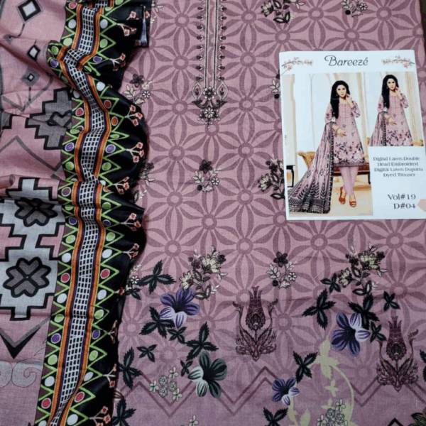 Embroidered Lawn Dress Design
