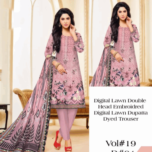 Embroidered Lawn Dress Design