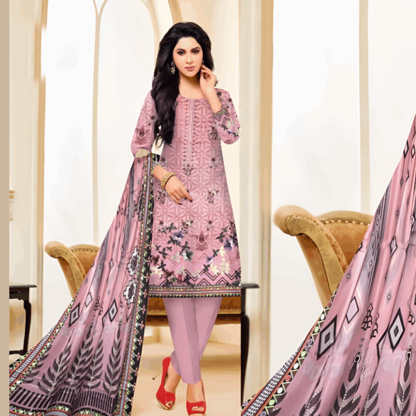 Embroidered Lawn Dress Design